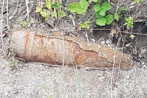 Die Splittergranate wurde am Freitag (27.06.) am Badesee Gernsheim entdeckt