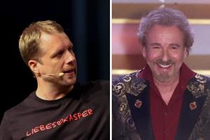 Thomas Gottschalk besucht Show von Oliver Pocher