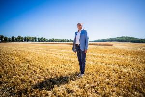 Bauernpräsident Joachim Rukwied. Das trockene Frühjahr stellte Bauern in manchen Regionen vor Probleme. 