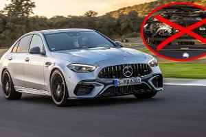 Mercedes-AMG C 63 S E Performance eingeklinkt 4-Zylinder-Hybridantrieb