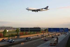 Autobahn Flughafen Frankfurt