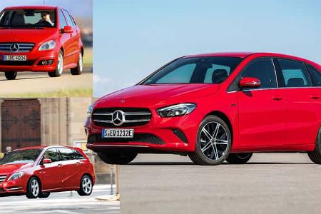 Mercedes B-Klasse Generationenvergleich