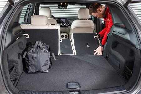 Mercedes B200d, Kofferraum