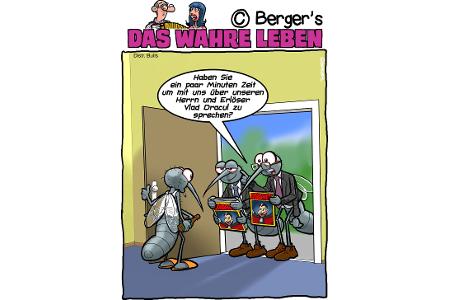 Cartoons mit wahren Lebensgeschichten