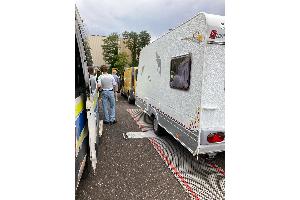 Wiegeaktion der Polizei Rhein-Berg