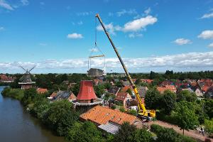 Rund acht Jahre lang war das denkmalgeschützte Ensemble der beiden Zwillingsmühlen in Greetsiel nicht komplett. 