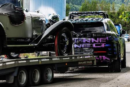 Porsche Cayenne Electric Erlkönig Prototyp Versuchsträger