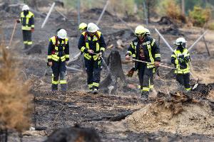 150 Einsatzkräfte sind derzeit in Thüringen noch im Einsatz. 