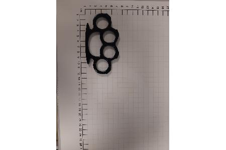 sichergestellter Schlagring