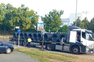 Bei den Kontrollen wurde auch dieser Lastwagen überprüft.
Foto: Polizei Minden-Lübbecke