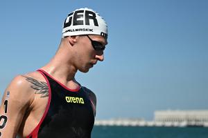Freiwasser: Erstes WM-Training bei 30,5 Grad Wassertemperatur