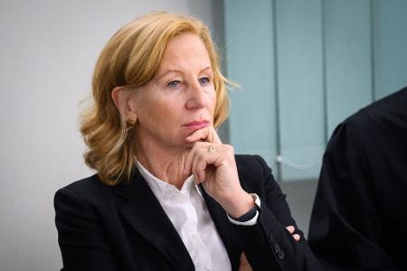 Patricia Schlesinger, ehemalige Intendantin des RBB, beim Prozess am Landgericht Berlin. (Archivbild) 