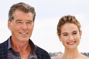 Lily James über Pierce Brosnan: "Er ist einer der wahren Gentlemen"