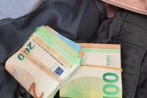 Sichergestelltes Geld im Rahmen des Clearingverfahrens