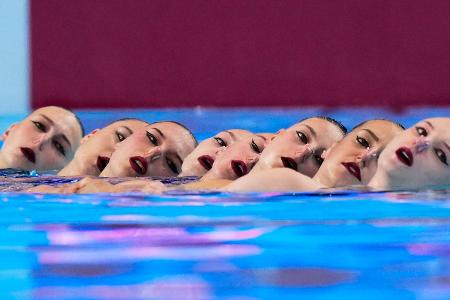 Schwimmen: Weltmeisterschaft; Synchronschwimmen, Finale, Team: Neutrale Athleten treten im Team-Finale des Kunstschwimmens bei den Weltmeisterschaften im Wassersport in Singapur an.
