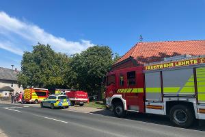 Einsatzkräfte in Röddensen