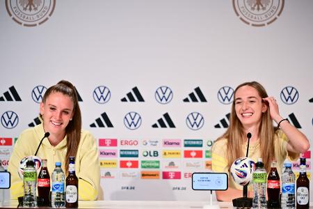 Frauen-EM: Gute Stimmung bei der PK