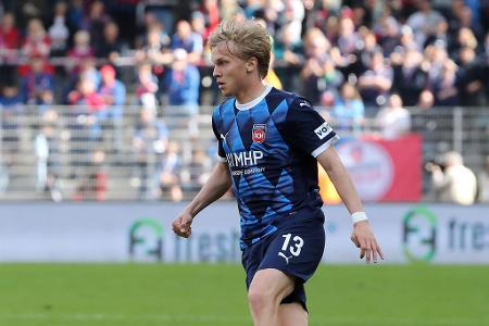 Abgang fix: Frans Krätzig - Frans Krätzig wurde nach seiner Leihe beim 1. FC Heidenheim an RB Salzburg verkauft - für 3,5 Millionen Euro. Zuletzt sprach er schon von einer möglichen Rückkehr zum FC Bayern.