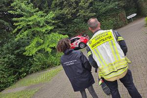 Auch die Berufsfeuerwehr Essen unterstützte