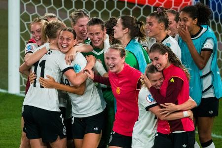 Kimmich, Rüdiger, Füllkrug und mehr drücken DFB-Frauen die Daumen Kimmich, Rüdiger, Füllkrug und mehr drücken DFB-Frauen die Daumen