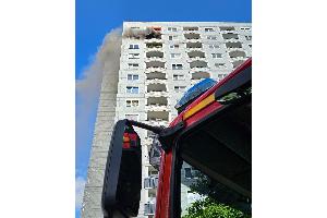 © Feuerwehr Dresden
Die Rauchentwicklung ist deutlich zu erkennen.