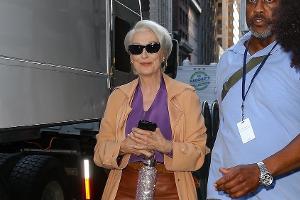 Meryl Streep dreht "Der Teufel trägt Prada 2" in New York