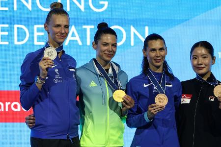 Fecht-WM: Ukrainerin Charkowa verweigert Foto mit Russen