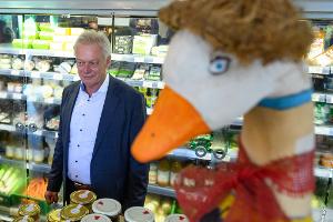 Bundesagrarminister Alois Rainer (CSU) besucht in Brandenburg den Bio-Betrieb "Ökodorf Brodowin" .