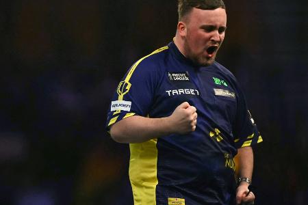 Darts: Littler nach Zittersieg im Halbfinale