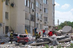 Mindestens fünf Menschen starben bei der Gasexplosion.