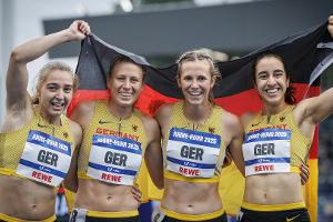 Rhein-Ruhr: 4x400m-Staffel holt letztes deutsches Gold