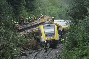 Der Zug entgleiste bei Riedlingen im Südosten Baden-Württembergs.