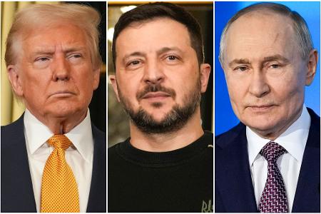 Auf den verschärften Druck von US-Präsident Trump im Ukrainekrieg reagiert Moskau verärgert, Kiew hingegen erfreut (Kombo - Archiv) Auf den verschärften Druck von US-Präsident Trump im Ukrainekrieg reagiert Moskau verärgert, Kiew hingegen erfreut (Kombo - Archiv)
