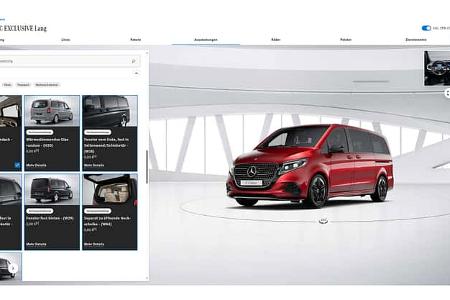 Mercedes V300d 4Matic Lang Exclusive AMG Line Konfigurator (2025)